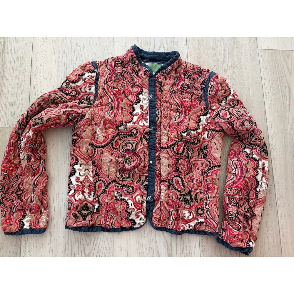 Anthropologie Waverly Quilted Reversible Jacket Women's XS